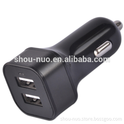 Made in china shenzhen micro mobile phone dual 2 usb port 2.1a car charger